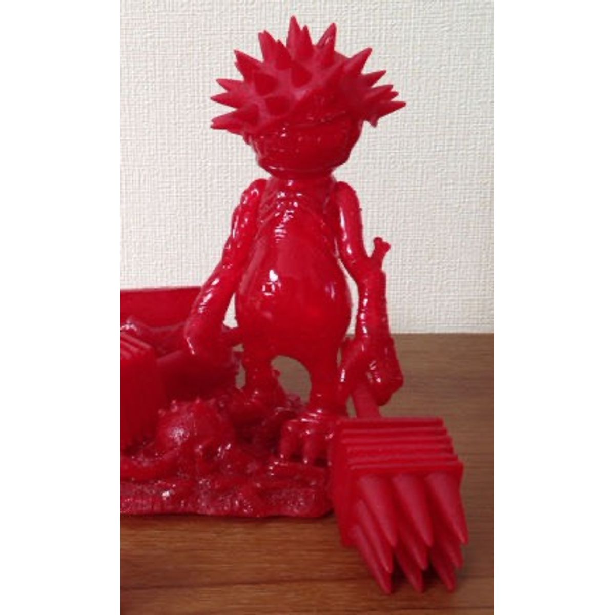 CURE THORN-BALL MAN BOOGIE-MAN secretbase handed weapons - unpainted red