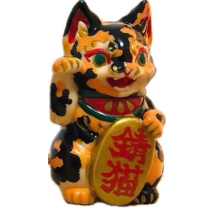 Calico Retro Bake Lucky Cat by Genkosha