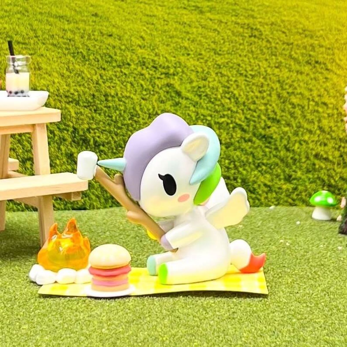 Campfire Cutie Picnic Party Unicorno