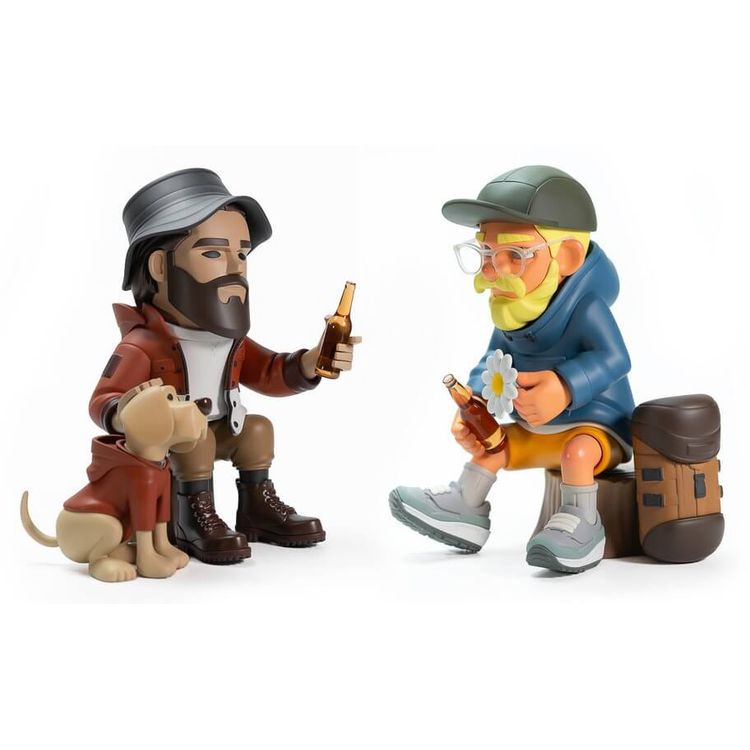 Camping with Friend by tObey Toy