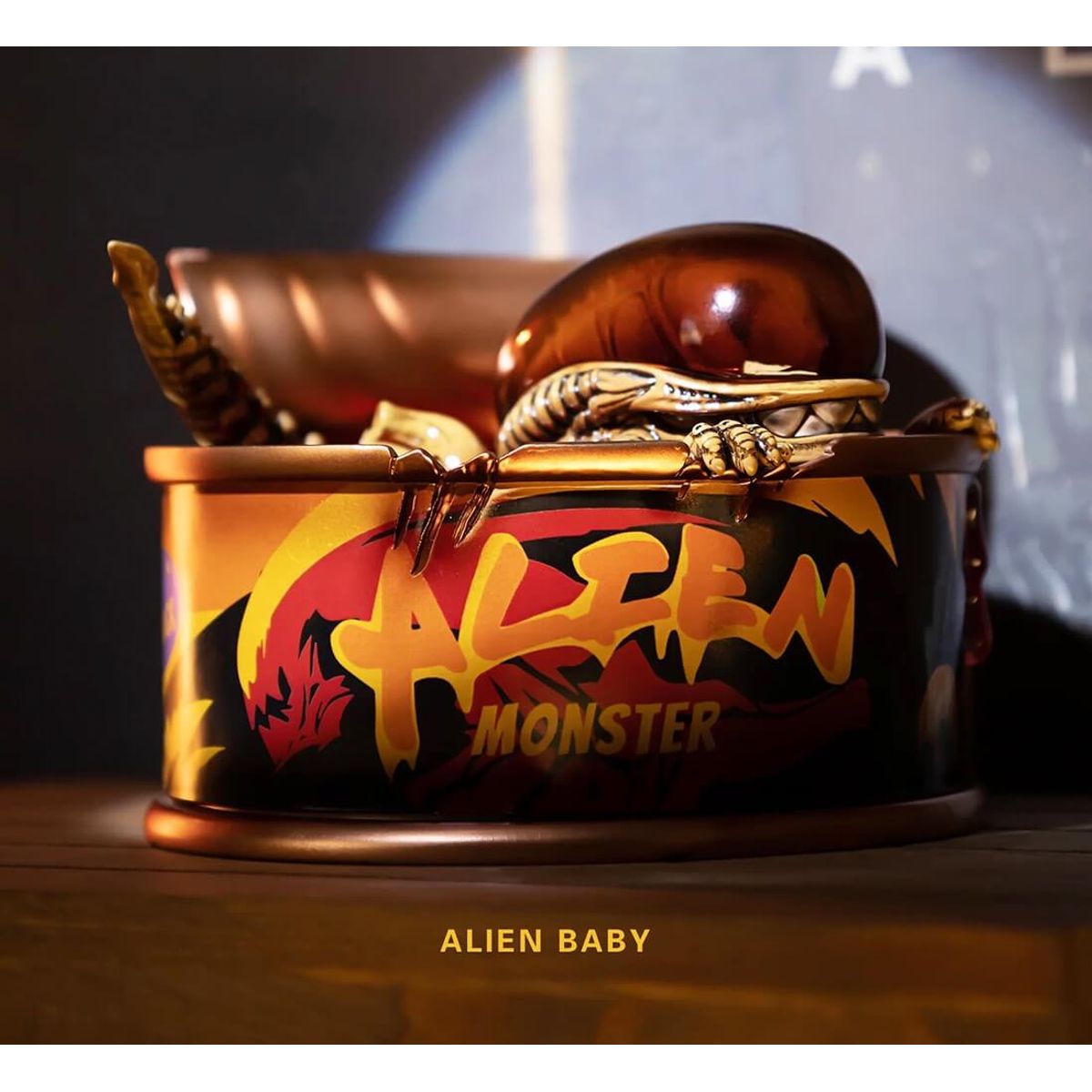 Can Of Curiosities Alien Baby Red