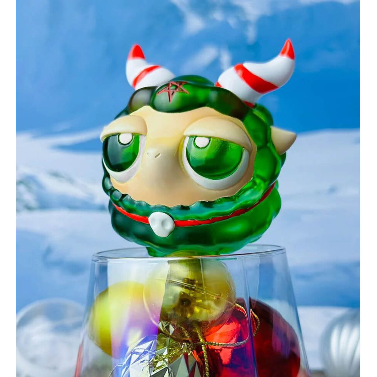 Candy Cane Bobbi the Baphomet