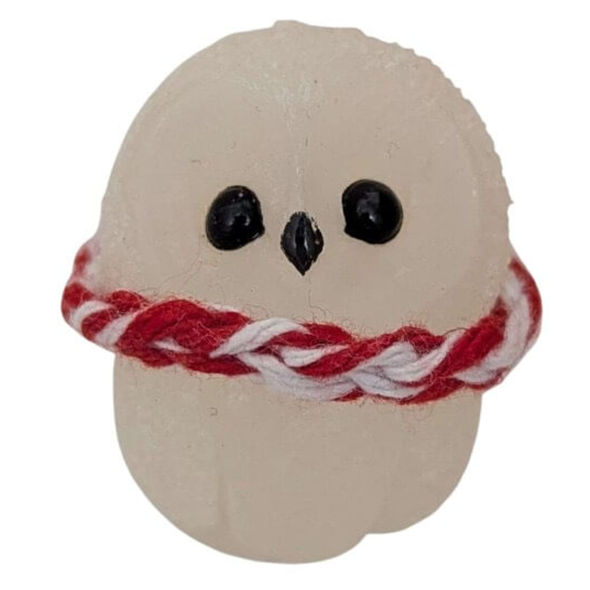 Candy Cane Scarf Snow Owl