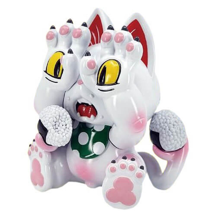 Hell's Cat Onigiri Eat by Grape Brain