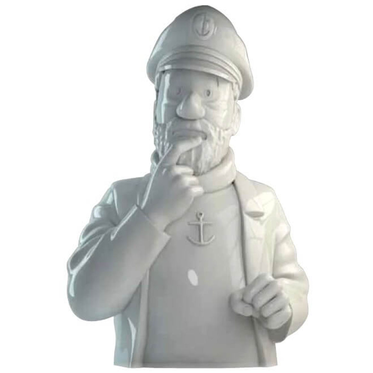 Captain Haddock Porcelain Bust