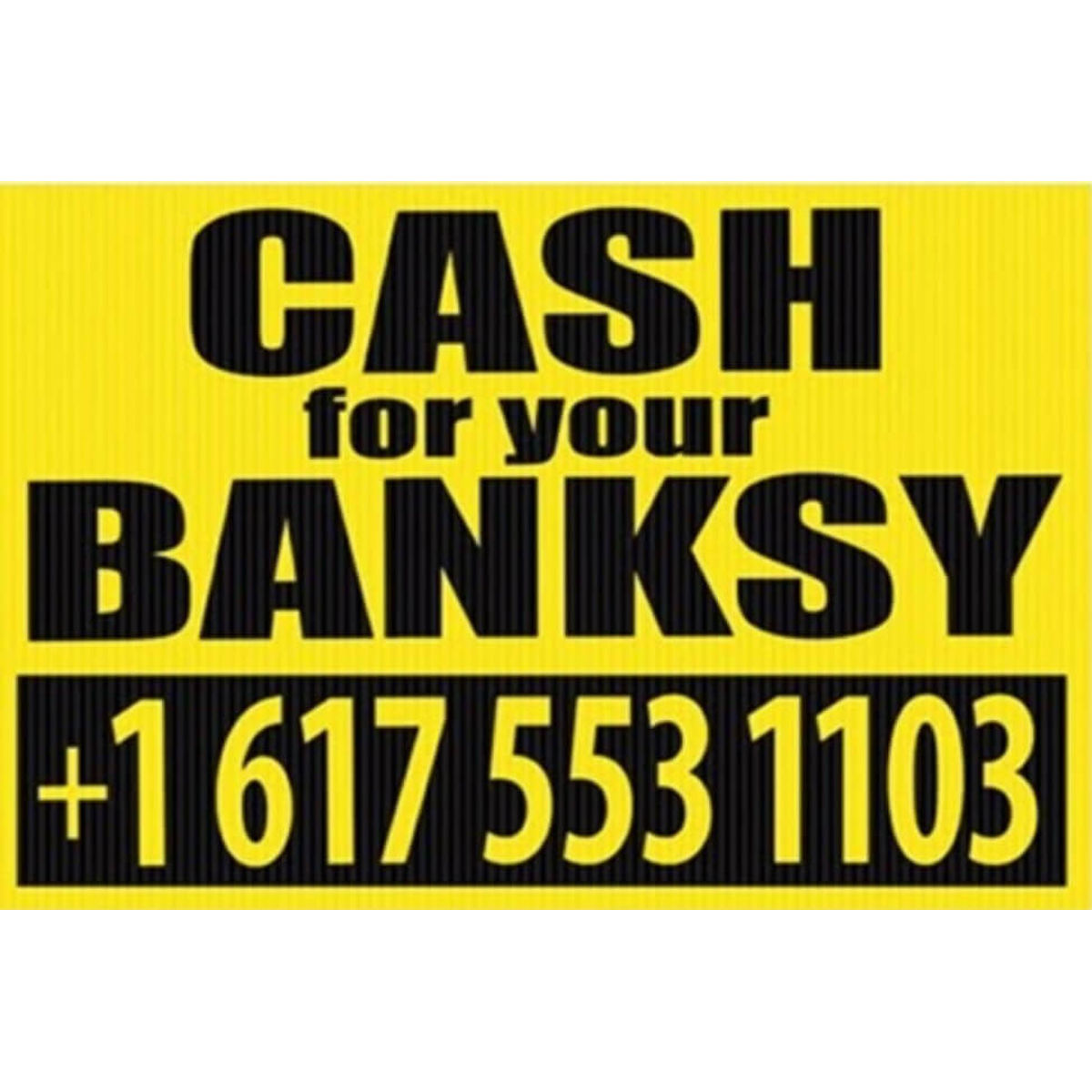 Cash For Your Banksy (Yellow)