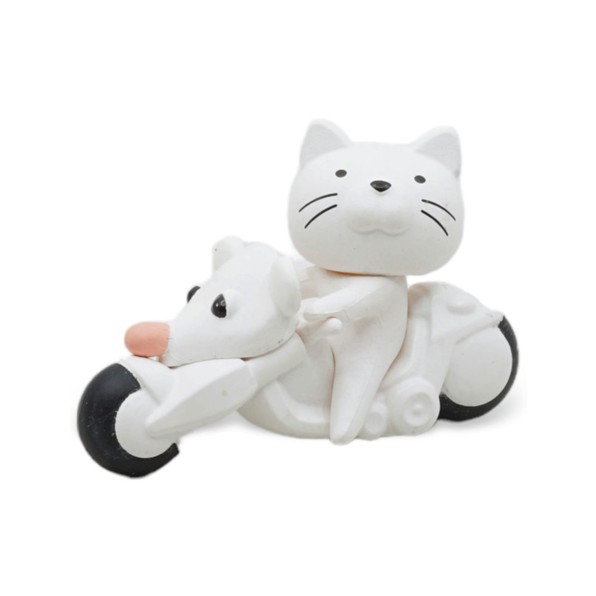 Cat Motorcycle (White)