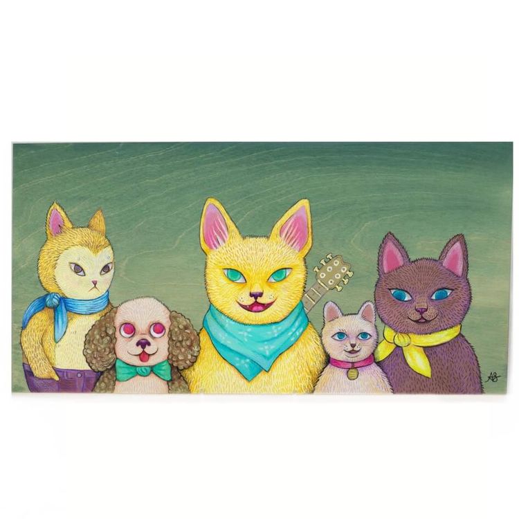 Cat Party (and Pup Pup) by Grumble Toy (Ainsley Sturko)