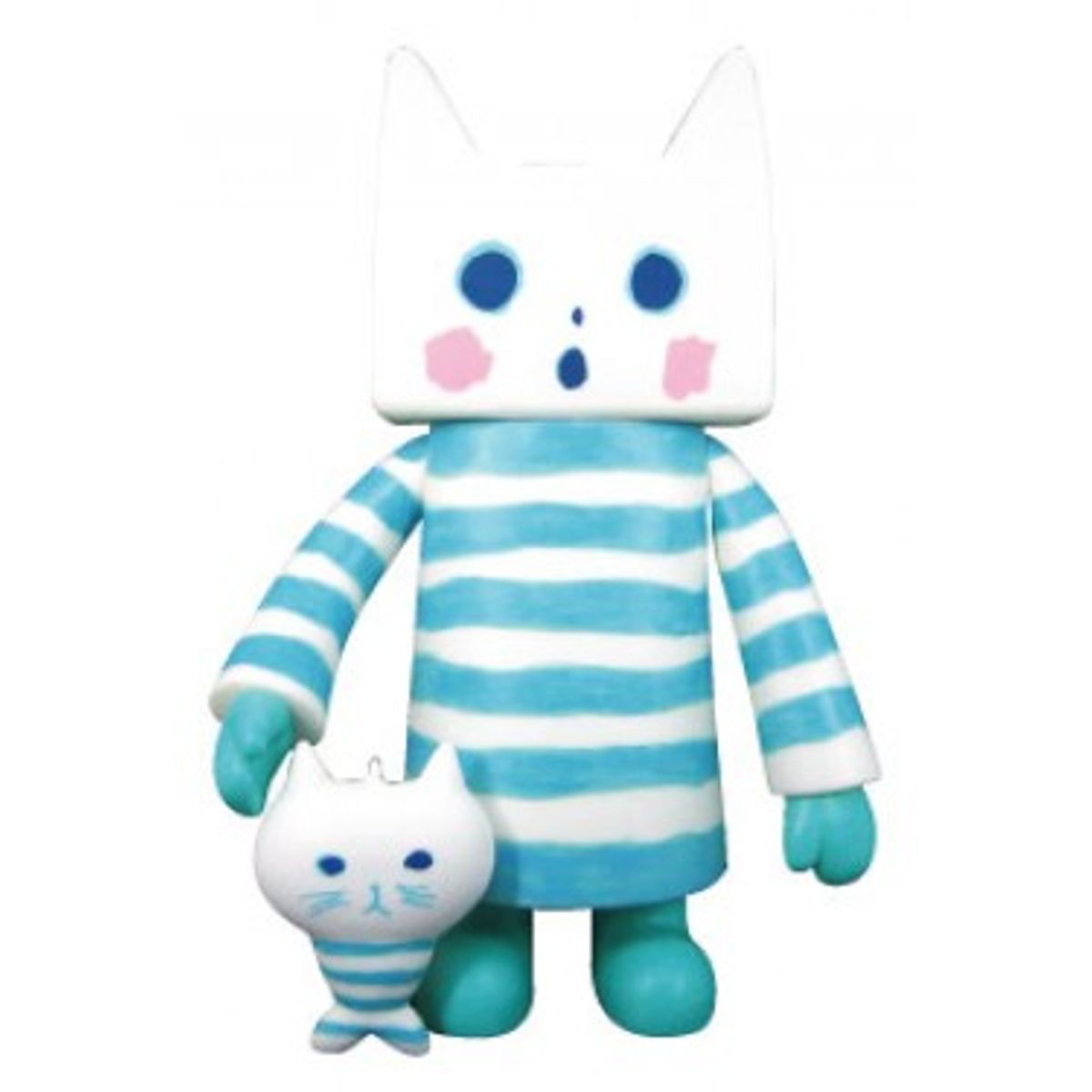 Cat and Carp - Blue Stripes