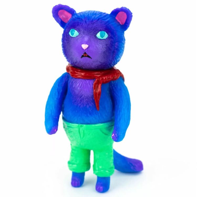 Cat in Jeans – Blue by Grumble Toy (Ainsley Sturko)