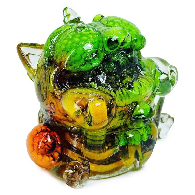 Catnip Green Orange by Bendito Calabazo