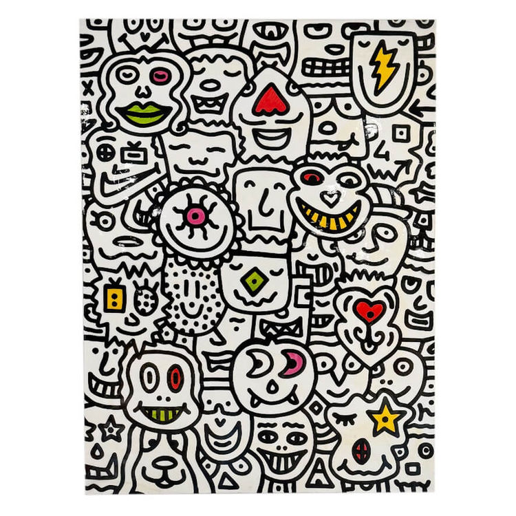Character Pattern (Color Pop) by Pretty Done (Adam Rellah)