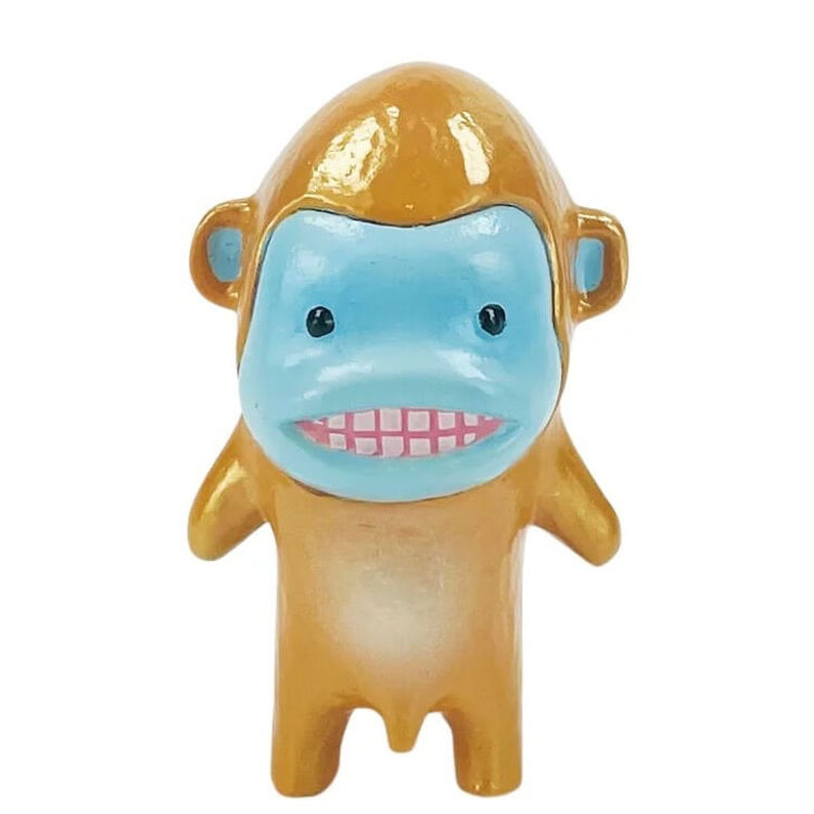 Cheeky Monkey Blue Face by Takaoki Tajima
