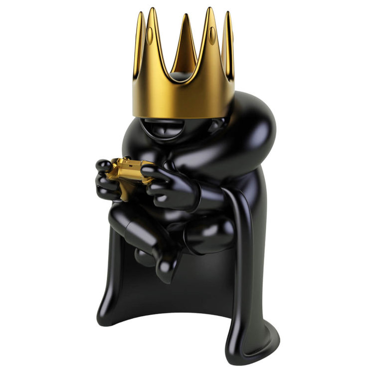 Chess King Black by Woongle