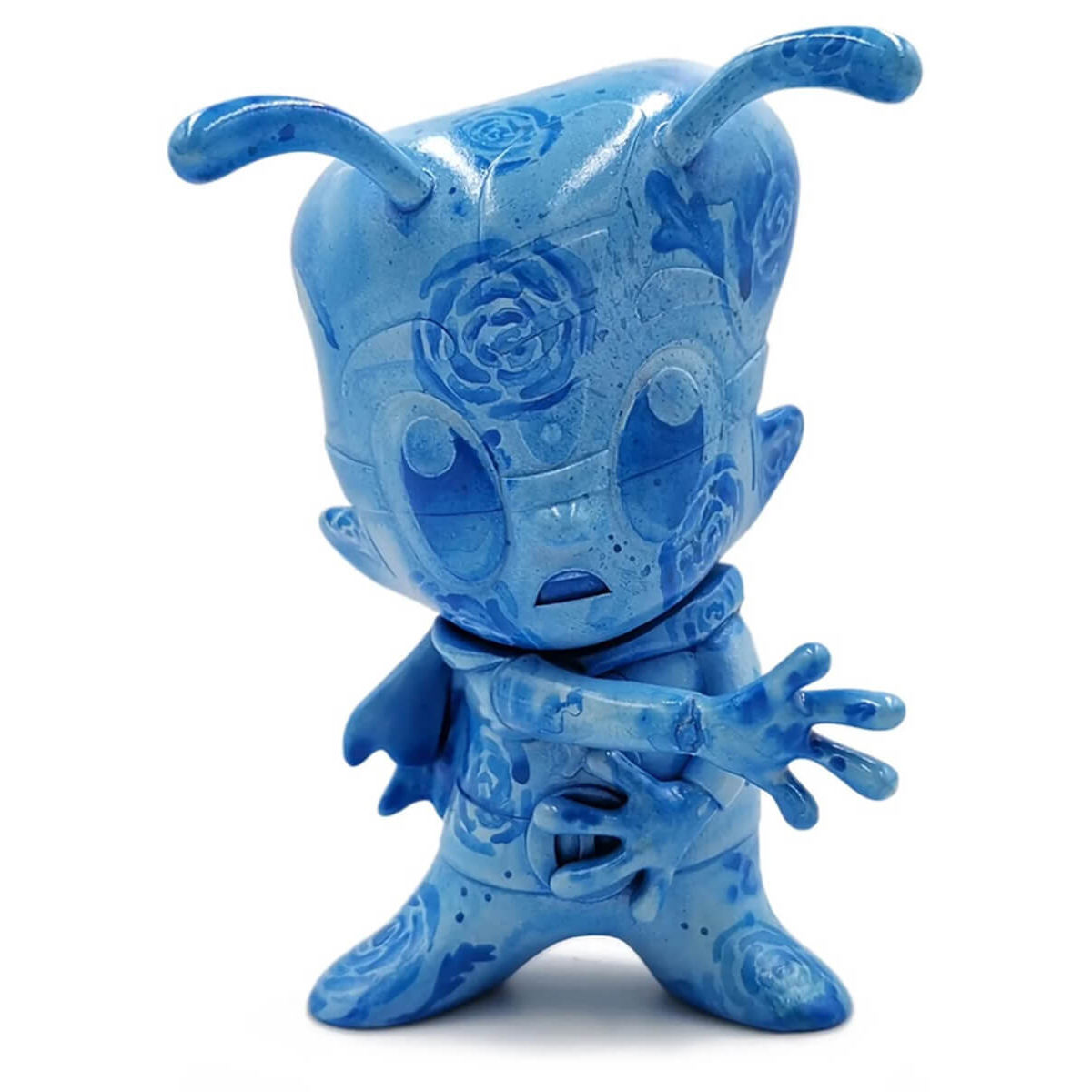 Chinese Blue White Porcelain Baby Rider