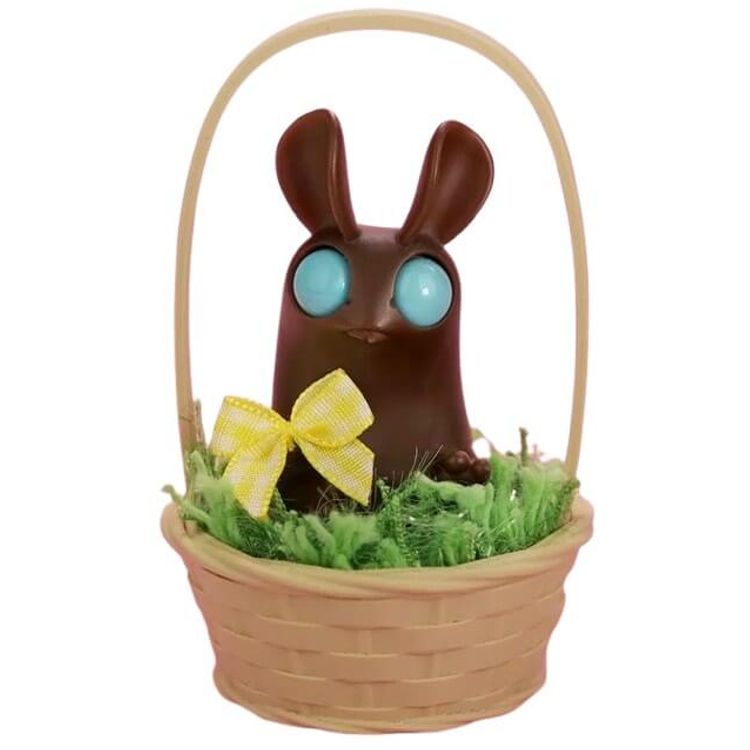 Chocolate Bunny Basket Peppercorn by Amanda Louise Spayd