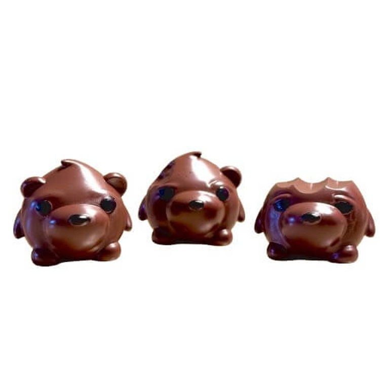 Chocolate Honey Graham Bearly Gumbites by Trash Panda Toys