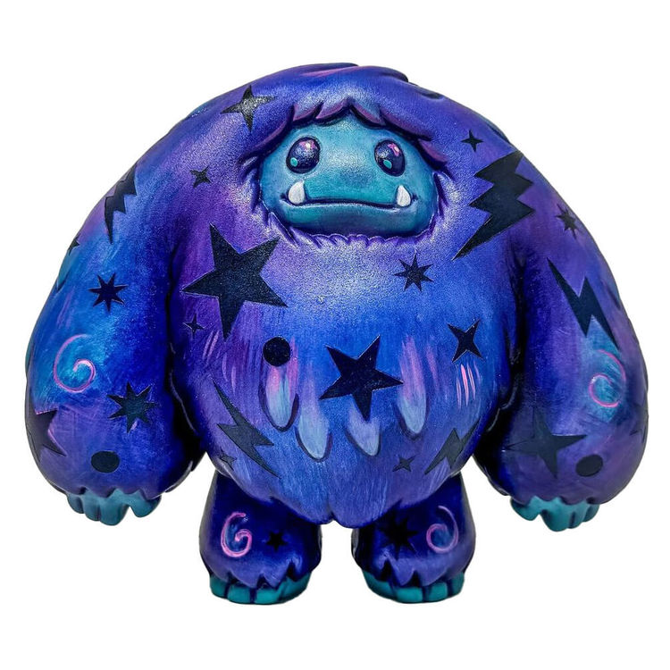 Chomp (Purple Blue Stars) by Julie Godwin (Sketch Sauce)