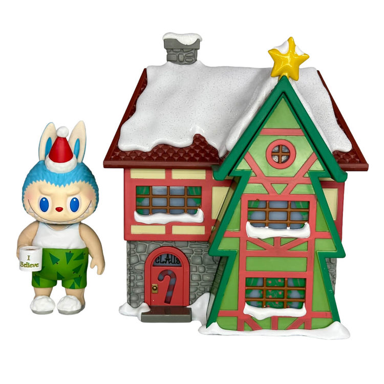 Christmas Labubu and house by Teeewizzle (Thad Wilkes)