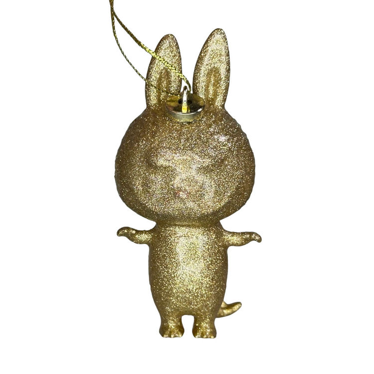 Christmas Labubu ornament by Teeewizzle (Thad Wilkes)