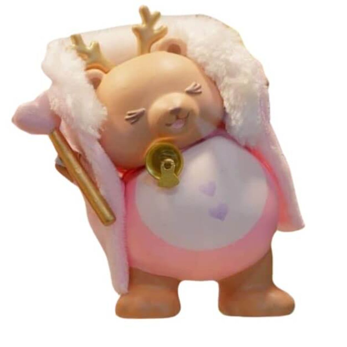 Christmas Reindeer Stretching Bear