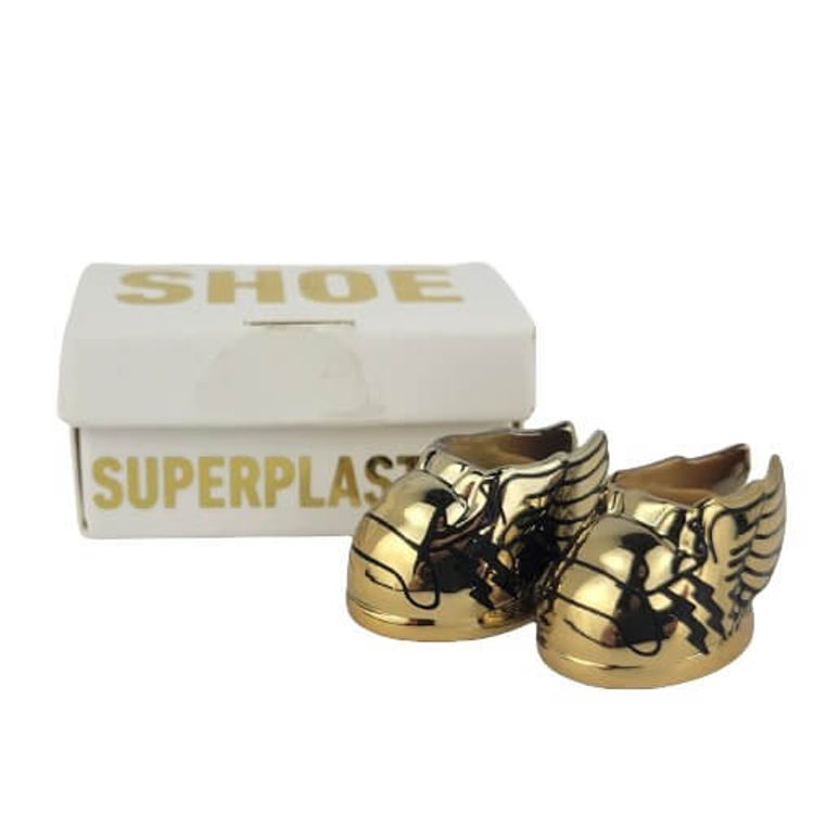 Chrome Gold Janky Flight Runners by Superplastic