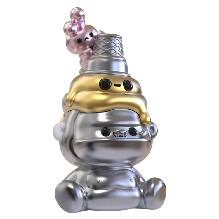 Chrome Ice Cream KongRit by Kaze Studio