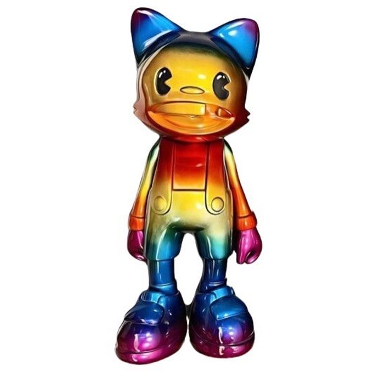 Chrome Rainbow Janky Lil' Helpers by Krackerman (Donald Ward)