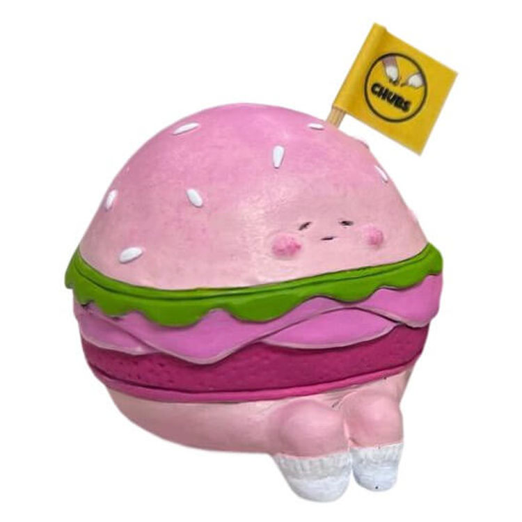 Chub Burger Pink by Sculpty Meow