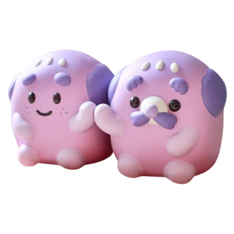 Chubby Man & Teddy Bread Blueberry by Lookplu8 (Oraya Laddaklom)