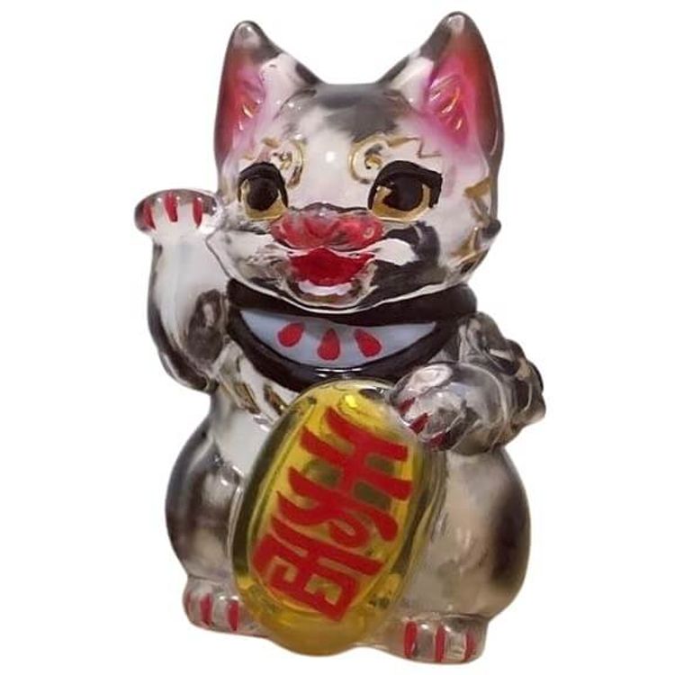 Clear Bake Lucky Cat by Genkosha
