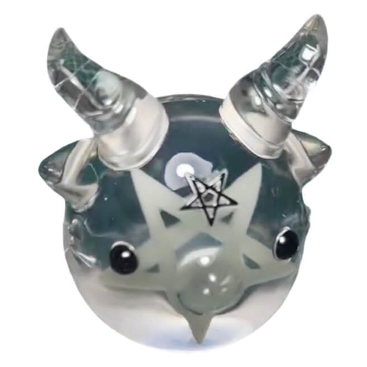 Clear Egg Bobbi GID Stars