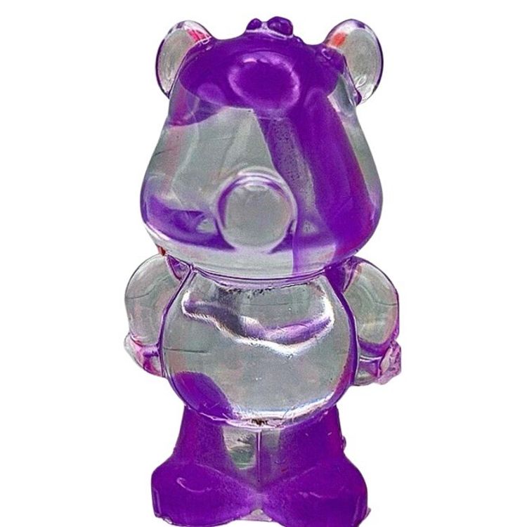 Clear Glow Purple Marble Ted by Deadpin 