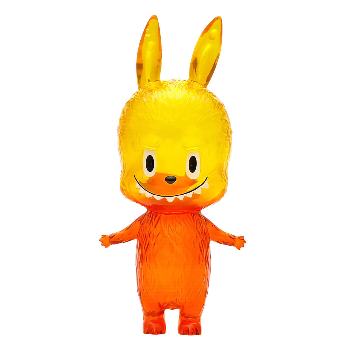Clear Orange Labubu Little Monster