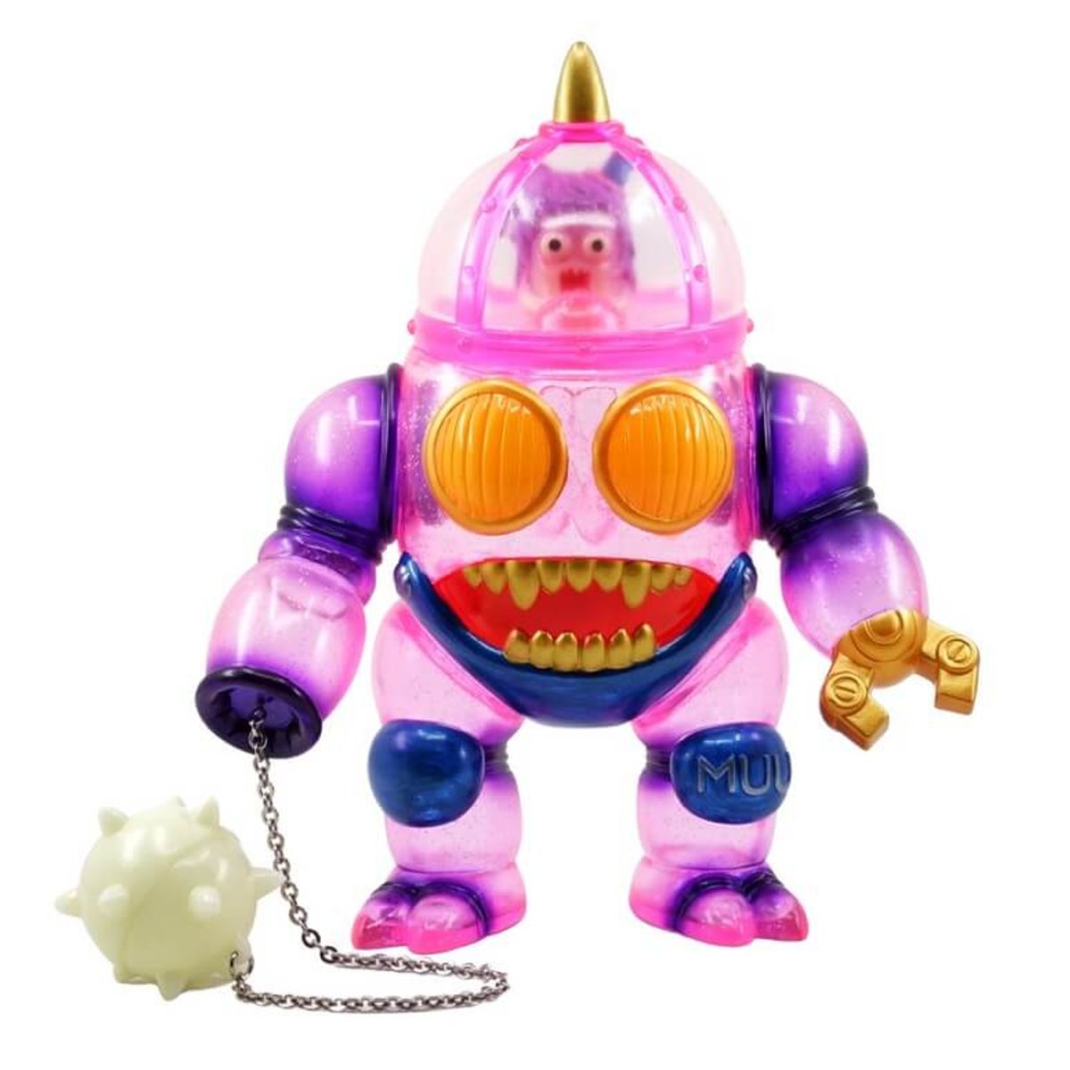 Clear Pink Glitter Mecha Ugly Unicorn Micro Run
