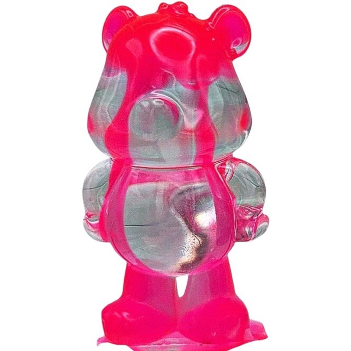 Clear Pink Marble Ted