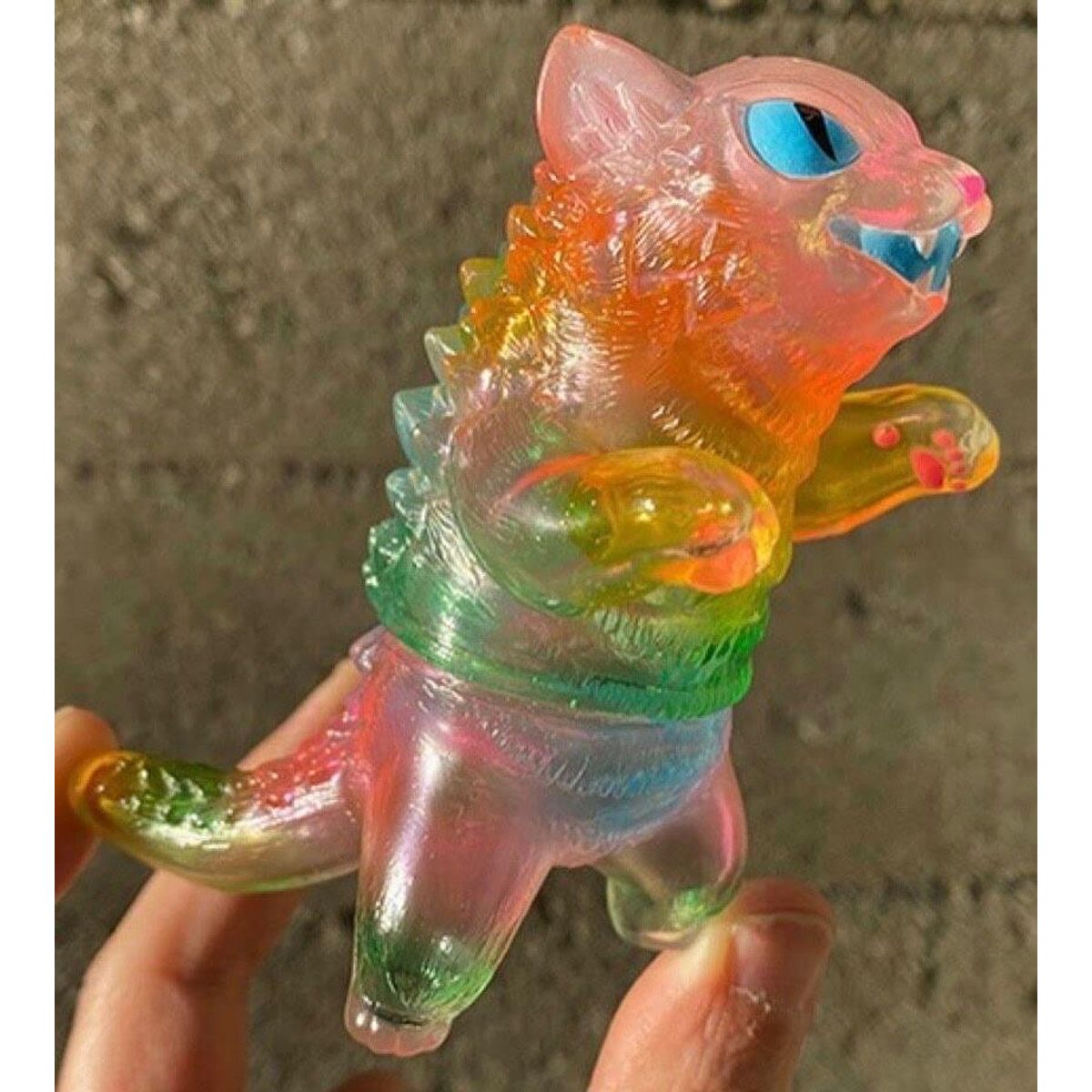 Clear Rainbow Kaiju Negora