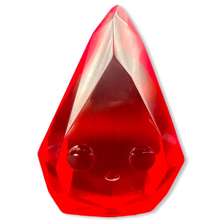 Clear Red Mega Prismite by Yutoos