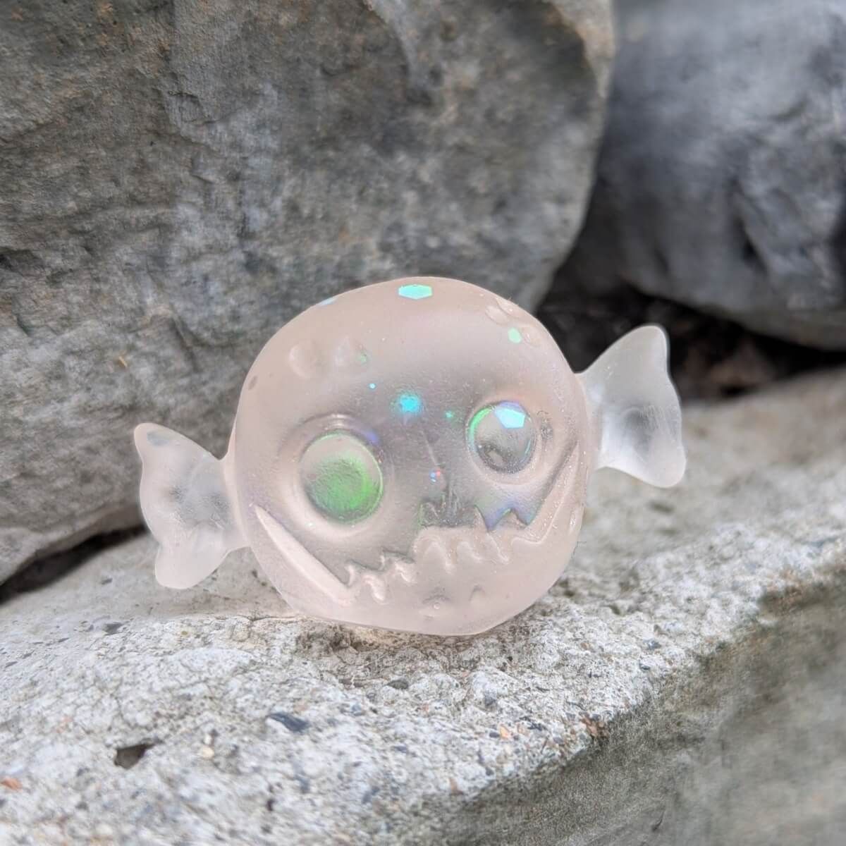 Clear Sparkly Rotty Candy 