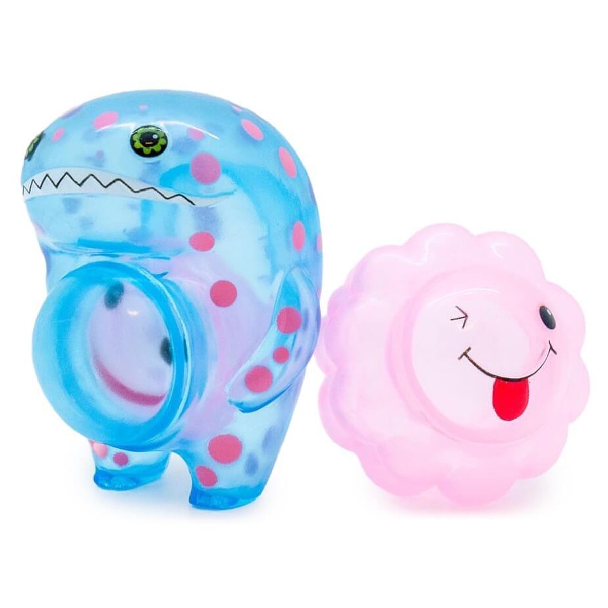 Clear Wawoon Blue with Pink Dr. Smile