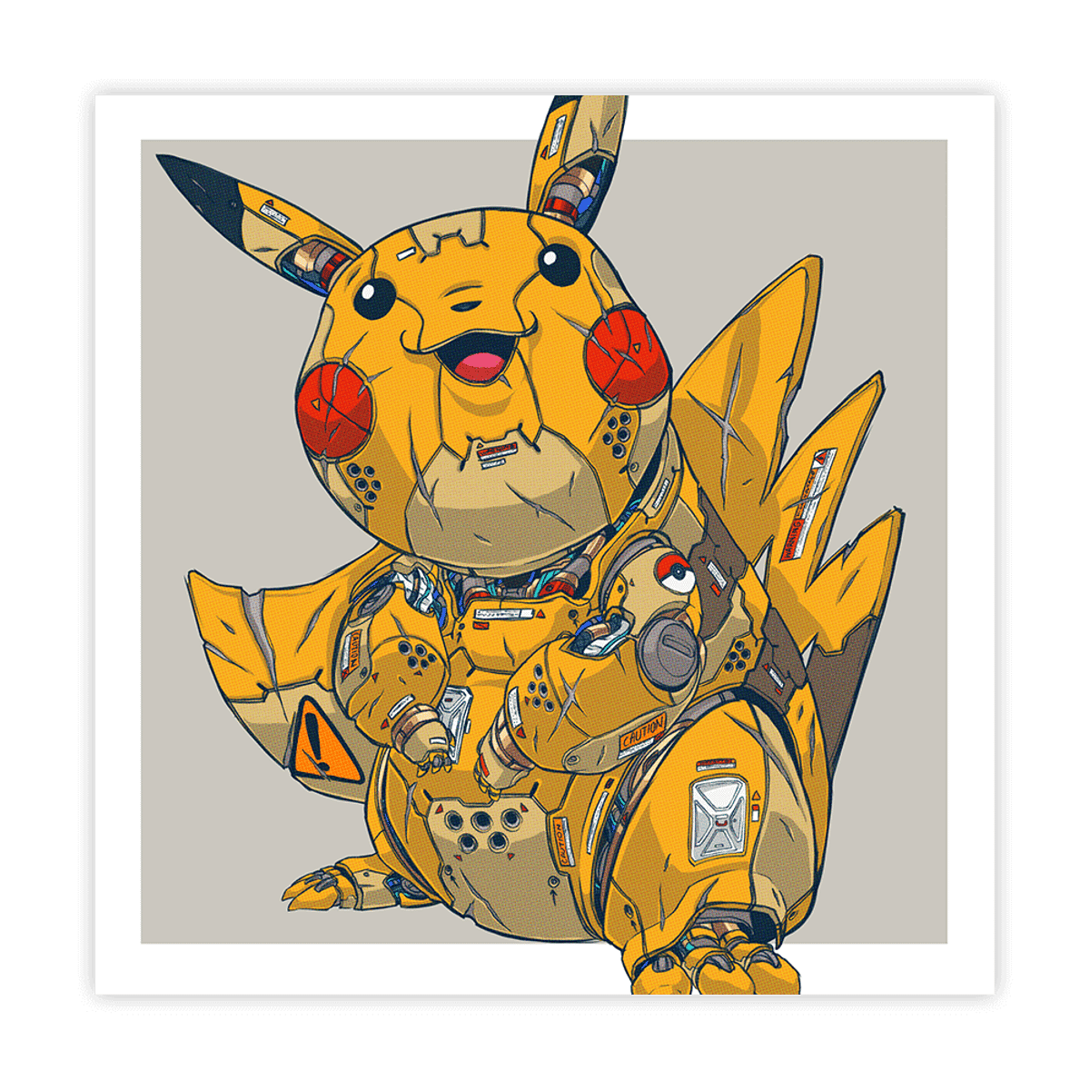 Mechasoul Pikachu (Giclée)