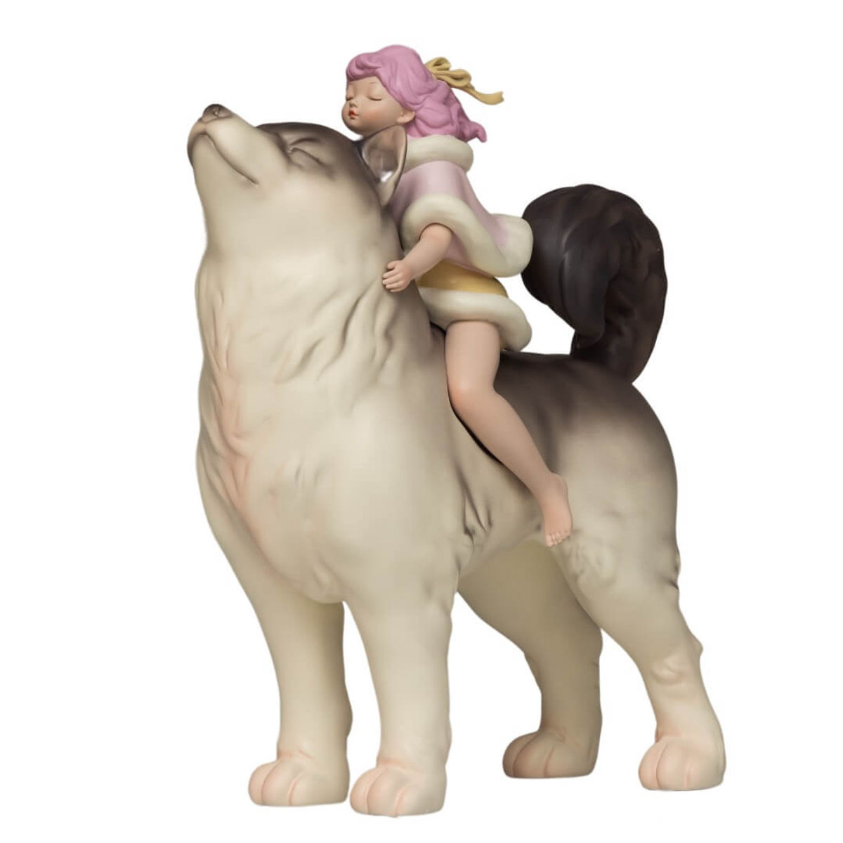 Cloud Chasing Dog - Medium (Gray Black)