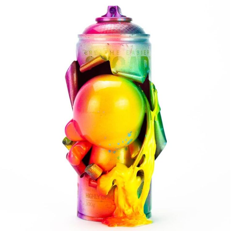 Clutter Bomb 2 (Rainbow) by Mr. Mars (Marshall Ballantyne)