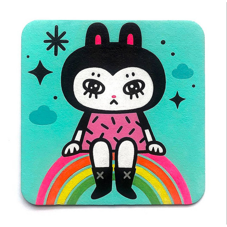 Coaster Art by Andrea Kang