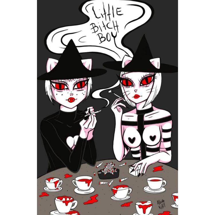 Coffee and Cigarettes by Albino Kitty (Alyssa Klash)