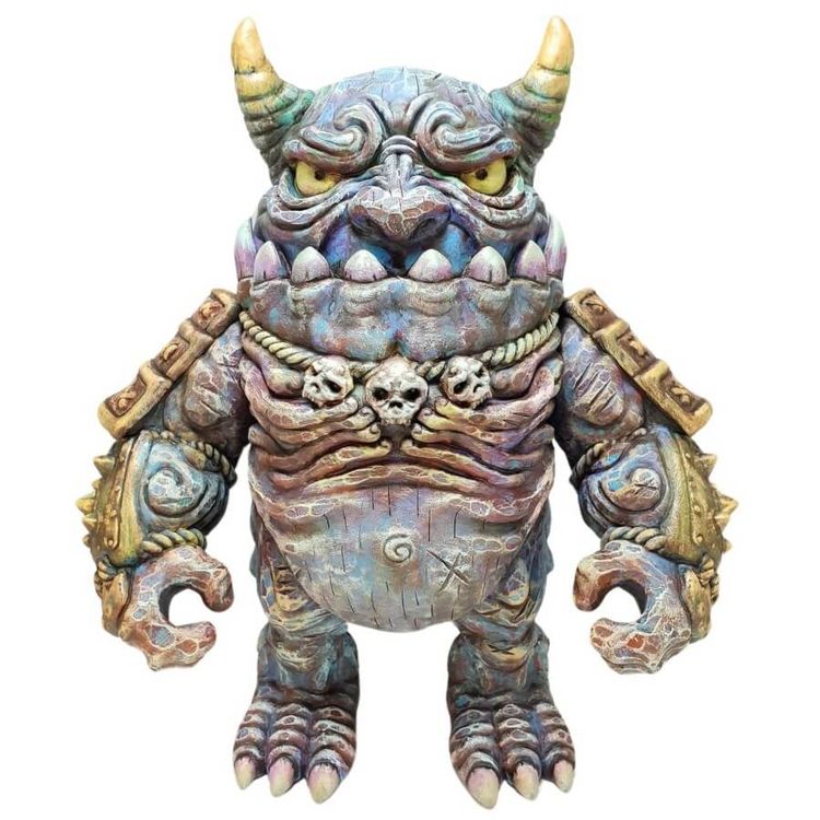 Colored Wooden Demon Craft by Little Good Thing