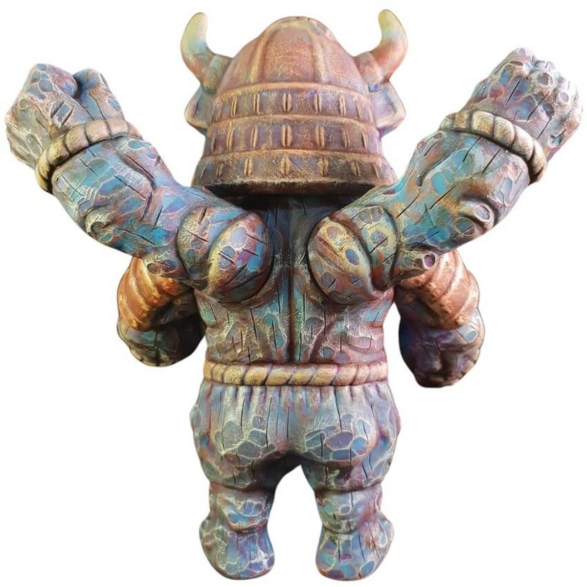 Colored Wooden Ushioni Samurai