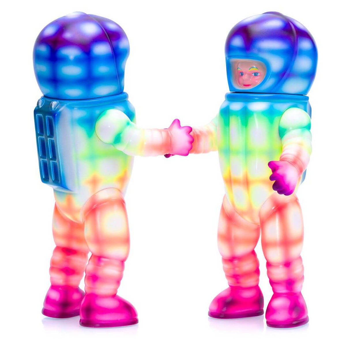 Colorful Cosmonaut (Blue Star)