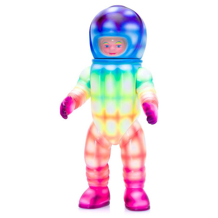 Colorful Cosmonaut (Blue Star) by Hexactus