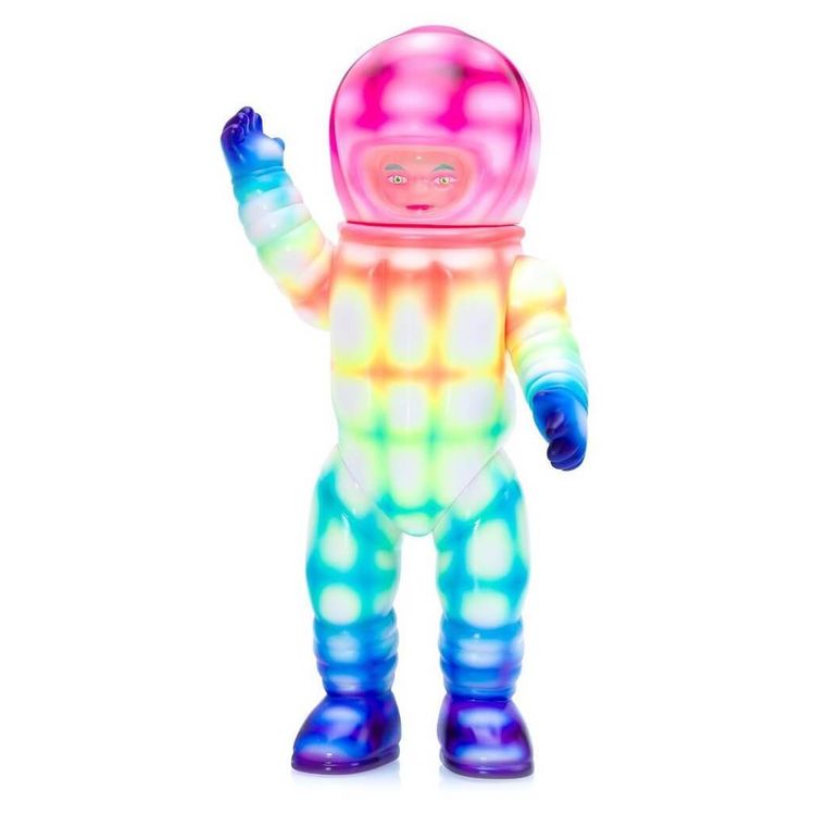 Colorful Cosmonaut (Pink Star) by Hexactus